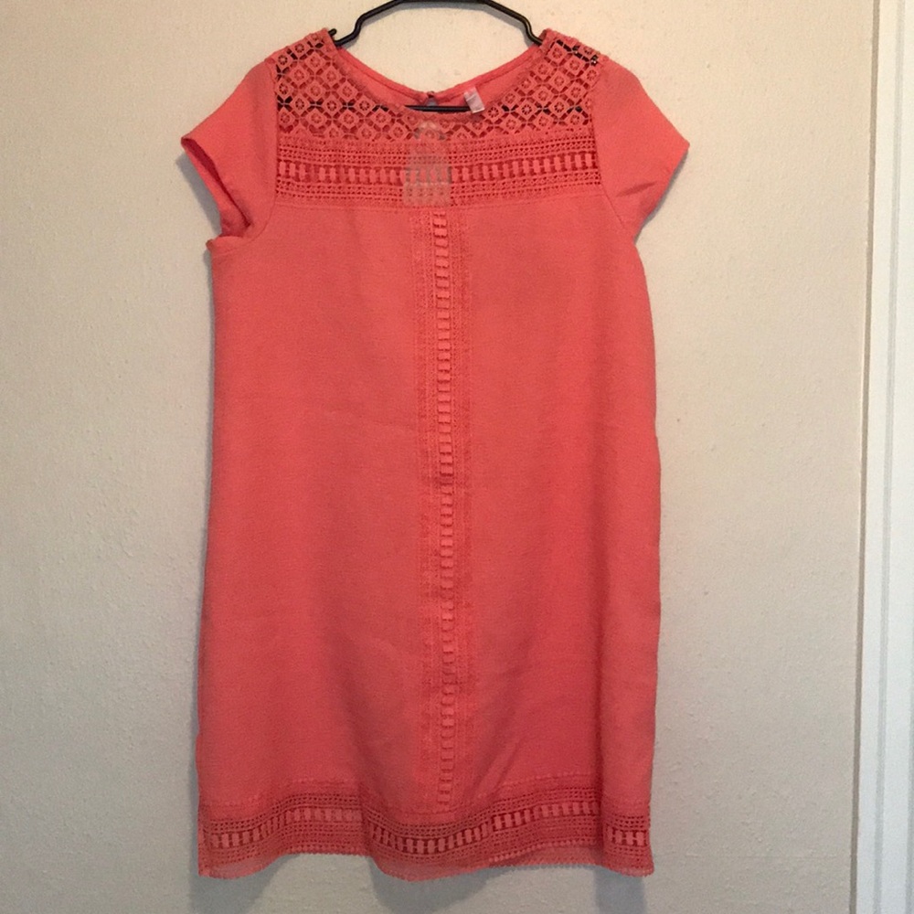 Coral xhilaration dress